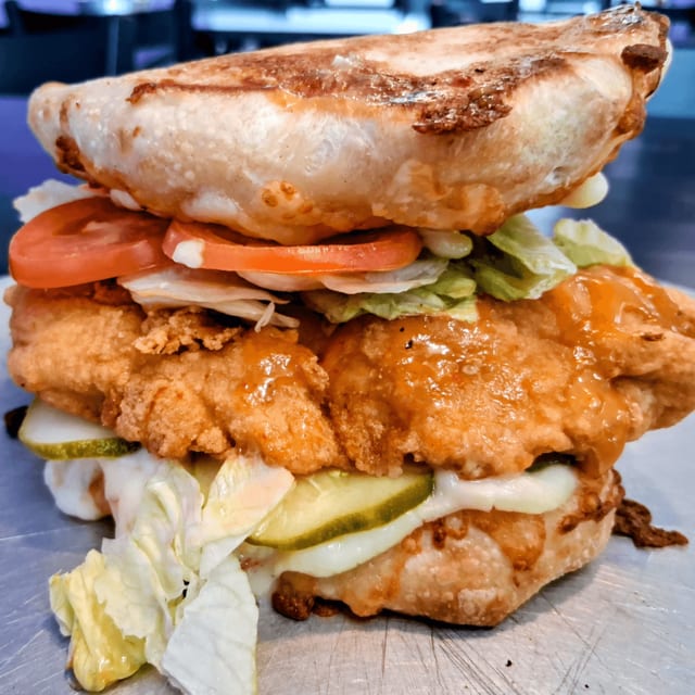 1/2 lb. Jumbo Chicken Tenders   Sandwich.