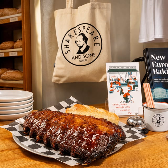 Full Rack of Baby Back Ribs.