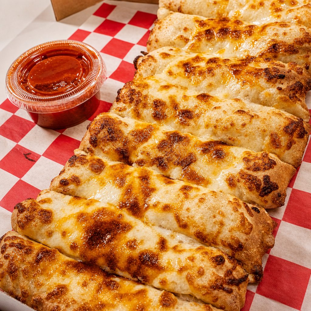 Cheesy Cheesy Bread sticks.